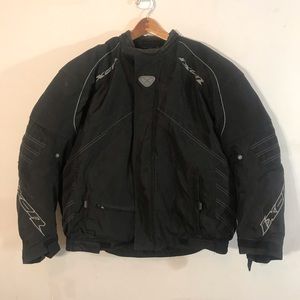 Icon motorcycle jacket with protections